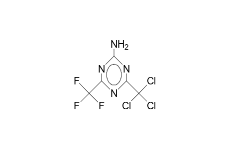 2-Amino-4-trichloromethyl-6-trifluoromethyl-1,3,5-triazine