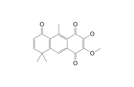 3-HYDROXY-2-METHOXY-8,8,10-TRIMETHYL-8-H-ANTRACEN-1,4,5-TRIONE