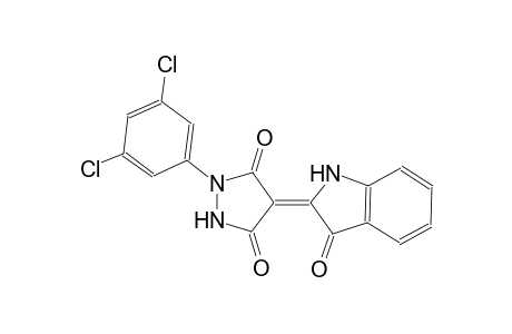 3,5-pyrazolidinedione, 1-(3,5-dichlorophenyl)-4-(1,3-dihydro-3-oxo-2H-indol-2-ylidene)-, (4Z)-