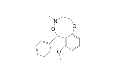 7-METHOXY-4-METHYL-6-PHENYL-3,4-DIHYDRO-2H,6H-1,5,4-BENZODIOXAZOCINE