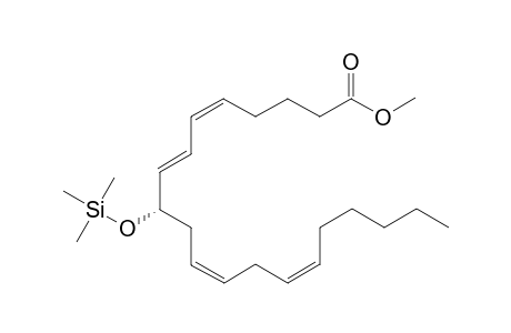 methyl 9(S)-trimethylsilyloxy-5(Z),7(E),11(Z),14(Z)-eicosatetranoate