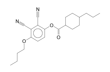 4-Butoxy-2,3-dicyanophenyl 4-propylcyclohexanecarboxylate