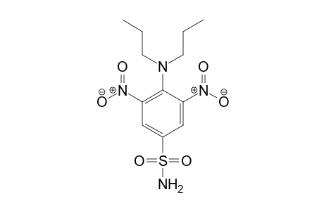 4-(dipropylamino)-3,5-dinitrobenzenesulfamide