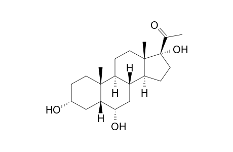 3α,6α,17-trihydroxy-5β-pregnan-20-one