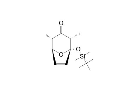 1-TERT.-BUTYLDIMETHYLSILOXY-2,4-DIMETHYL-8-OXABICYCLO-[3.2.1]-OCT-6-EN-3-ONE