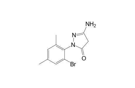 1-(2-Bromo-4,6-dimethyl phenyl)-2-amino-2-pyrazoline-5-one