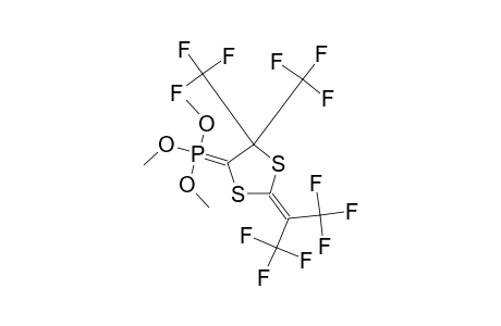 5,5-BIS-(TRIFLUOROMETHYL)-2-(HEXAFLUOROISOPROPYLIDENE)-4-TRIMETHOXYPHOSPHORANYLIDENE)-1,3-DITHIOLANE