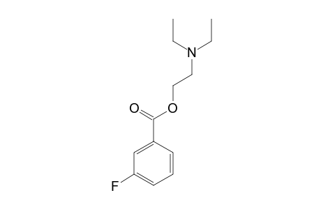 3-Fluorobenzoic acid, 2-(diethylamino)ethyl ester