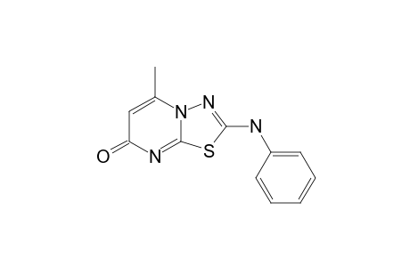 2-PHENYLAMINO-5-METHYL-7H-1,3,4-THIADIAZOLO-[3,2-A]-PYRIMIDIN-7-ONE