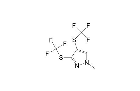 1-methyl-3,4-bis(trifluoromethylthio)pyrazole