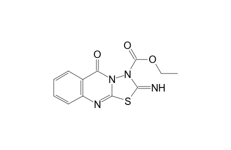 Ethyl 2-imino-5-oxo-2H-[1,3,4]thiadiazolo[2,3-b]quinazoline-3(5H)-carboxylate