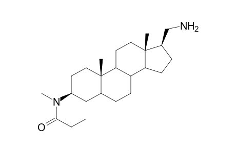 Androstane, propanamide deriv.