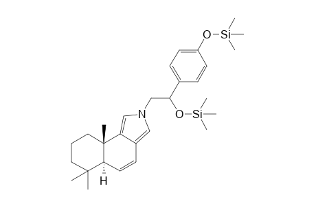 (4aS,8aS)-5,5,8a-trimethyl-4a,5,6,7,8,8a-hexahydro-N-{2'-(p-trimethylsilyloxyphenyl)-2'-(trimethylsilyloxy)-ethyl}pyrrolo[3,4-a]naphthalene