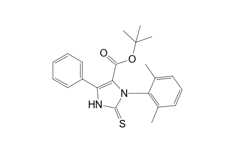 5-phenyl-2-thioxo-3(2,6-xylyl)-4-imidazoline-4-craboxylic acid, tert-butyl ester