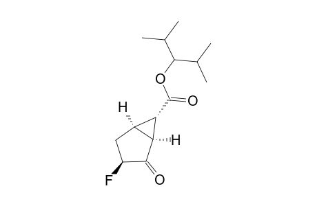 (1-SR,3-SR,5-RS,6-SR)-3-FLUORO-2-OXOBICYCLO-[3.1.0]-HEXANE-6-CARBOXYLIC-ACID-2,4-DIMETHYL-3-PENTYLESTER