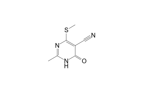 2-Methyl-4-(methylsulfanyl)-6-oxo-1,6-dihydro-5-pyrimidinecarbonitrile