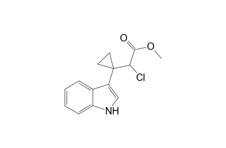 METHYL-2-CHLORO-2-[1-(1H-INDOL-3-YL)-CYCLOPROPYL]-ACETATE