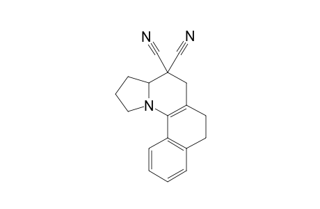 1,2,3,3A,4,5,6,7-OCTAHYDRO-BENZO-[H]-PYRROLO-[1.2-A]-QUINOLINE-4,4-DICARBONITRILE