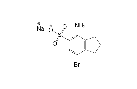 4-amino-7-bromo-5-indansulfonic acid, sodium salt