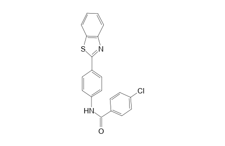 benzamide, N-[4-(2-benzothiazolyl)phenyl]-4-chloro-