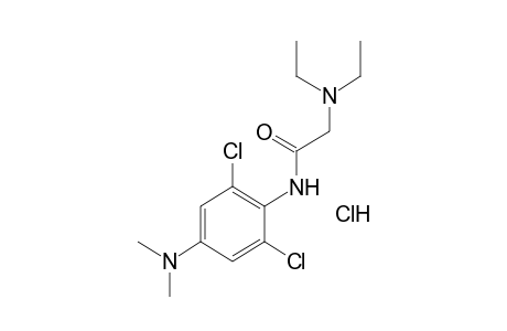 2',6'-dichloro-2-(diethylamino)-4'-(dimethylamino)acetanilide, monohydrochloride