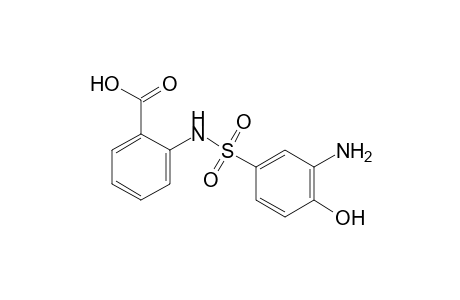 N-[(3-amino-4-hydroxyphenyl)sulfonyl]anthranilic acid