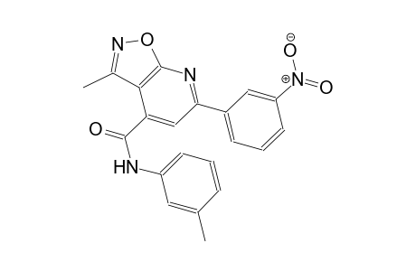 isoxazolo[5,4-b]pyridine-4-carboxamide, 3-methyl-N-(3-methylphenyl)-6-(3-nitrophenyl)-