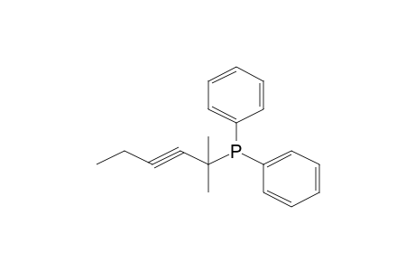 (1,1-Dimethyl-2-pentynyl)(diphenyl)phosphine