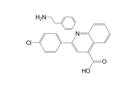 2-(4-chlorophenyl)-4-quinolinecarboxylic acid compound with 2-phenylethanamine (1:1)