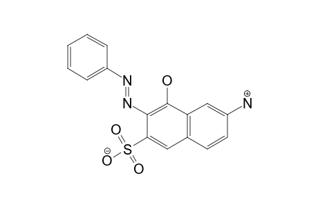 6-amino-4-hydroxy-3-(phenylazo)-2-naphthalenesulfonic acid