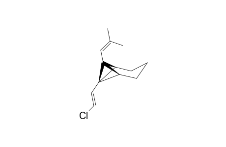 1-[(E)-2-Chloroethenyl]-7-(2-methyl-1-propenyl)tricyclo[4.1.0.0(2,7)]heptane