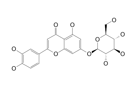 CINAROSIDE;LUTEOLIN-7-O-BETA-D-GLUCOPYRANOSIDE