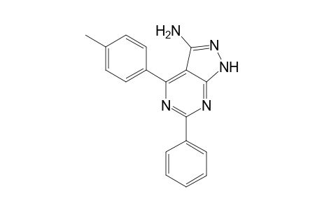 4-(4-Methylphenyl)-6-phenyl-1H-pyrazolo[3,4-d]pyrimidin-3-amine