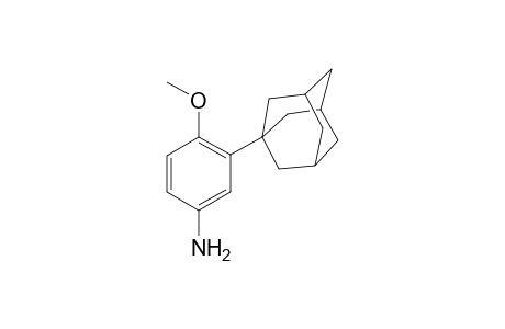 Benzenamine, 4-methoxy-3-tricyclo[3.3.1.1(3,7)]dec-1-yl-