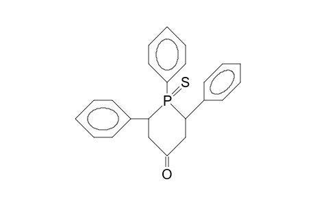 1,2,6-Triphenyl-4-phosphorinanone-1-sulfide