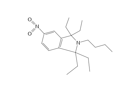 ISOINDOLINE, 2-BUTYL-5-NITRO- 1,1,3,3-TETRAETHYL-,