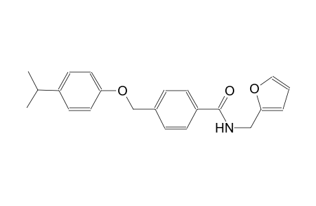 N-(2-furylmethyl)-4-[(4-isopropylphenoxy)methyl]benzamide