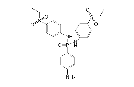 p-(p-aminophenyl)-N,N'-bis[p-(ethylsulfonyl)phenyl]phosphonic diamide