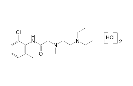 6'-chloro-2-{[2-(diethylamino)ethyl]methylamino}-o-acetoluidide, dihydrochloride