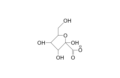 .alpha.-D-Arabinofuranose-2-carboxylate anion