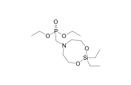 2,2-Diethyl-6-[(diethoxyphosphono)methyl]-1,3-dioxa-6-aza-2-silacyclooctane