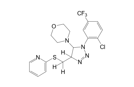 4-{1-(6-CHLORO-alpha,alpha,alpha-TRIFLUORO-m-TOLYL)-4-{[(2-PYRIDYL)THIO]METHYL}-DELTA^2-1,2,3-TRIAZOLIN-5-YL}MORPHOLINE