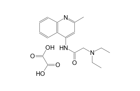 2-(diethylamino)-N-(2-methyl-4-quinolinyl)acetamide oxalate