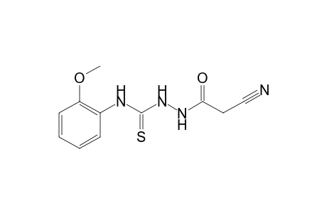 1-(cyanoacetyl)-4-(o-methoxyphenyl)-3-thiosemicarbazide