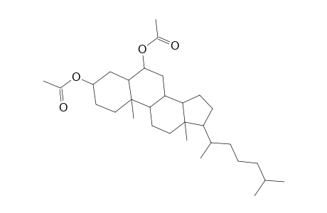 5a-Cholestane-3b,6b-diacetate