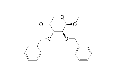 Methyl 2,3-Di-O-benzyl-4-oxo-.beta.,D-arabinopyranoside