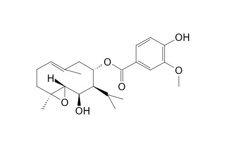 8-(Vanilloyl)-shiromodiol