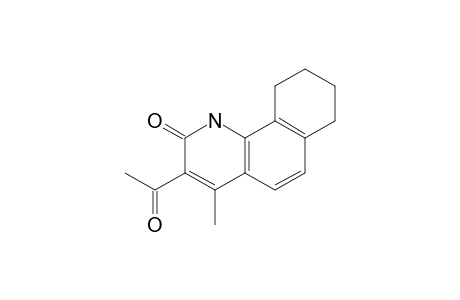 3-acetyl-4-methyl-7,8,9,10-tetrahydrobenzo[h]quinolin-2(1H)-one