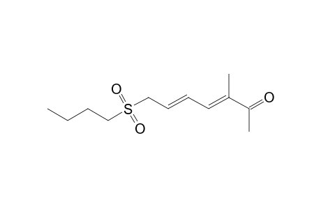 (3-E,5-E)-7-(BUTYLSULFONYL)-3-METHYLHEPT-3,5-DIEN-2-ONE