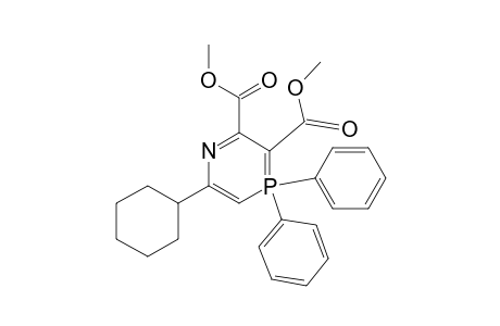 6-Cyclohexyl-2,3-bis(methoxycarbonyl)-4,4-diphen yl-1-aza-4.lambda.5-phosphinine